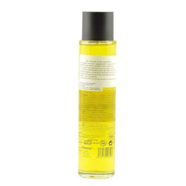 Ulei uscat pentru par si corp Florame Jasmin, bio, 100 ml Supply