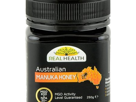 Miere de Manuka MGO 830 Real Health 250 g, naturala Hot on Sale