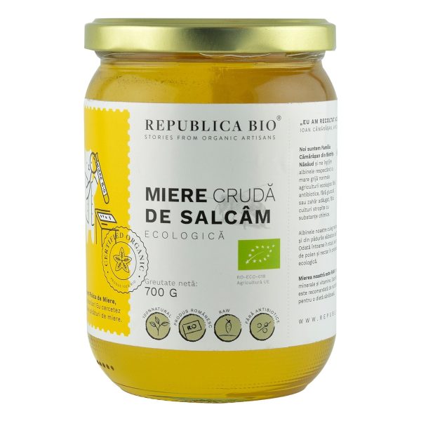 Miere de Salcam ecologica cruda Republica BIO, 700 g Online now