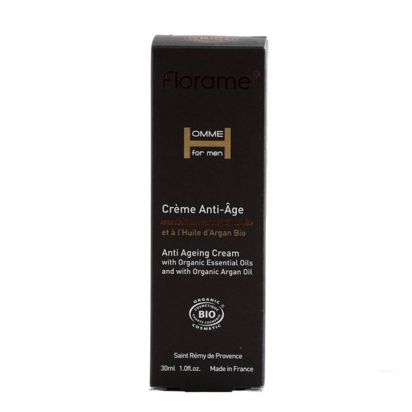 Crema antiageing Florame pentru barbati, bio, 30 ml Supply