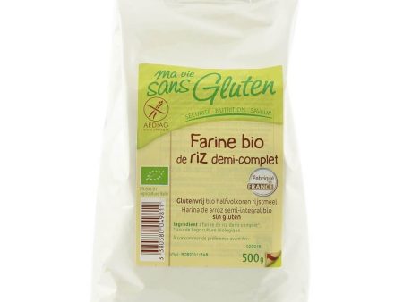 Faina de orez semiintegral, fara gluten, bio, 500g For Sale