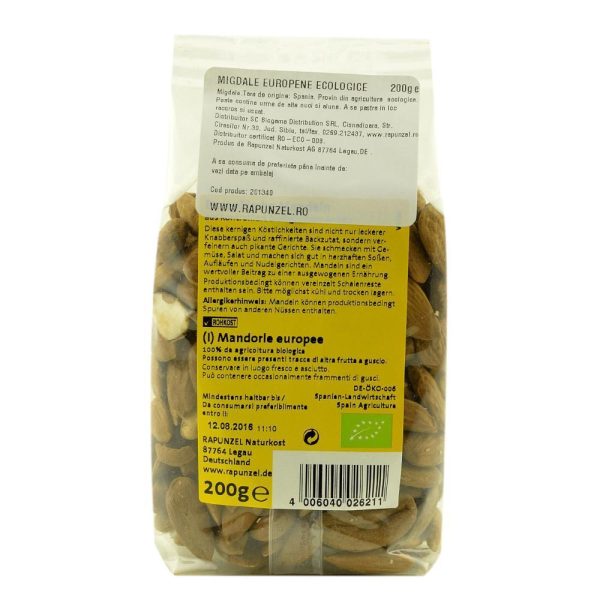 Migdale europene, bio, 200g Hot on Sale