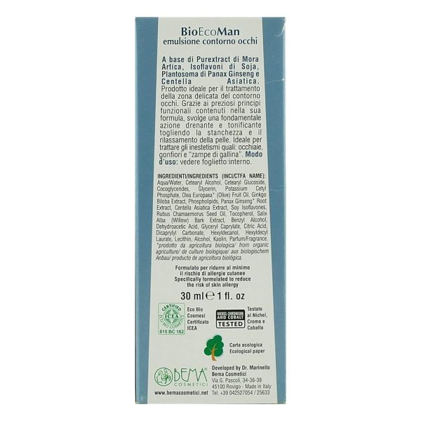 Emulsie pentru conturul ochilor, Bema BioEcoMan, pentru barbati, bio, 30 ml For Cheap