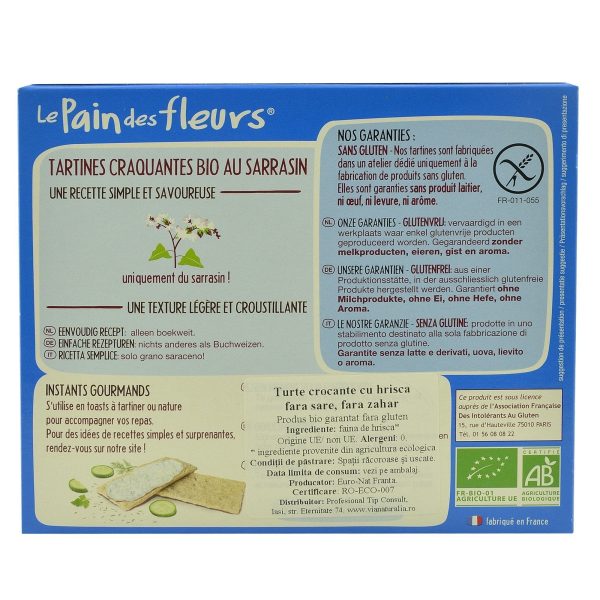 Turte crocante cu hrisca fara gluten, fara sare, fara zahar, bio, 150g Online now