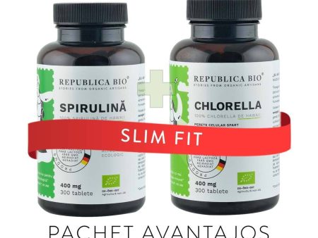 SLIM FIT, pachet promotional (Spirulina + Chlorella), BIO, RAW, VEGAN For Cheap