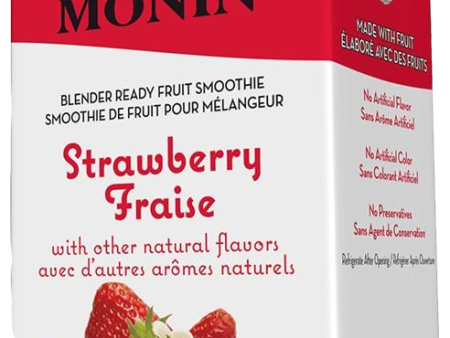 Monin Strawberry Smoothie Mix Online Sale