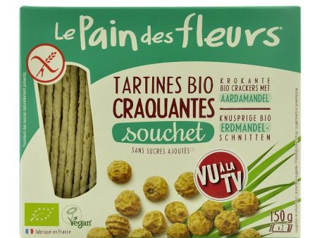 Turte crocante Le Pain des Fleurs cu alune tigrate fara gluten, bio, 150g Fashion